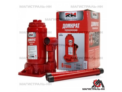 Домкрат гидравлический 6т.(высота мин/макс 185/355мм) "RedMark"