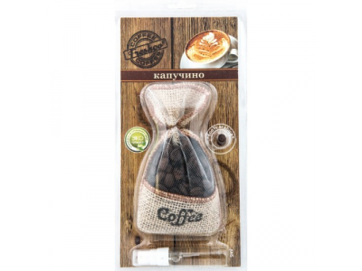 Ароматизатор воздуха подвесной мешочек AZARD "Freshco Coffee" Капучино