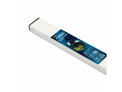 Уровень алюминиевый, 1200 мм, фрезерованный, 3 глазка, магнитный Gross