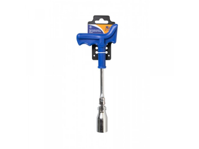 Ключ свечной усиленный с пластиковой рукояткой, 21мм Master