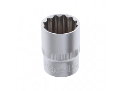 головка торцевая 12-гранная 1/2dr. 21мм от AV STEEL головка торцевая 12-гранная 1/2dr. 21мм