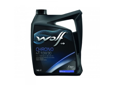 Моторное масло WOLF CHRONO 4T 10W30 4L от WOLF Моторное масло WOLF CHRONO 4T 10W30 4L