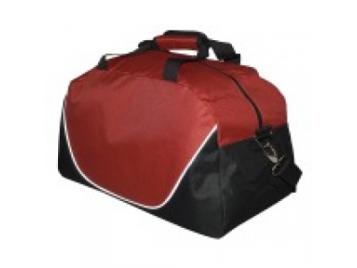 Спортивная сумка Mitsubishi Sports Bag, Black-Red, артикул RU000017