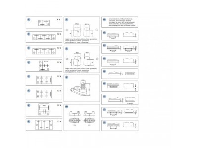 Аккумулятор BOSCH T4 - 12 Volt, 215Ah 1150A 518x276x242